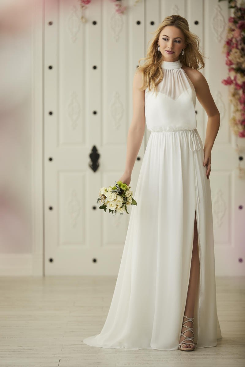 blouson wedding dress