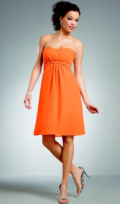 Burnt Orange Bridesmaid Dresses