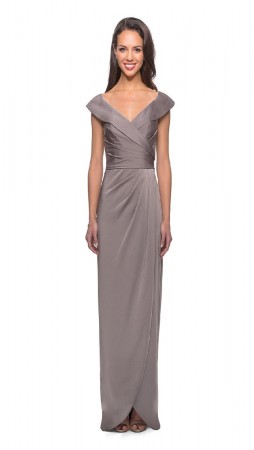 La Femme 25206 Tulip Hem Evening Dress