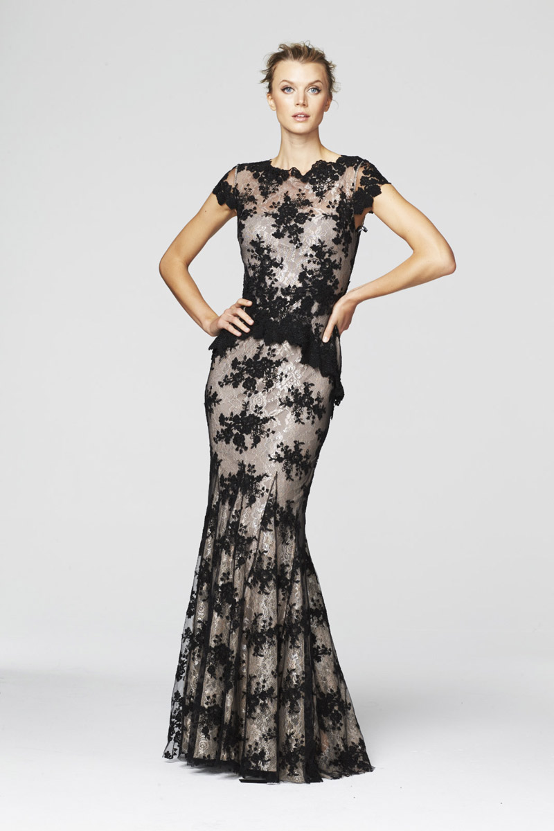 French Novelty: Daymor Couture 255 Lace Mother of the Bride Gown