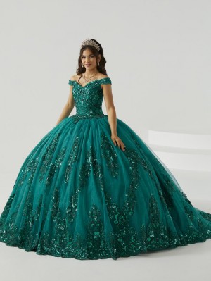 House of Wu 26002 Off Shoulder Sequin Quinceanera Dress