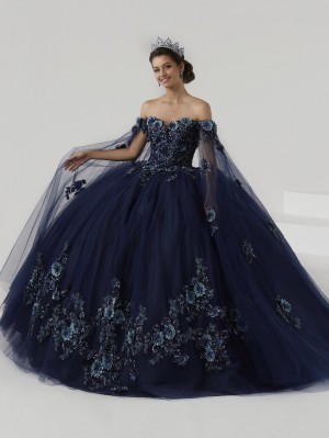 House of Wu 26008 Quince Dress with Removable Cape Sleeves