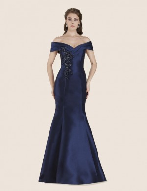 Rina Di Montella 2602 Off Shoulder Mothers Gown