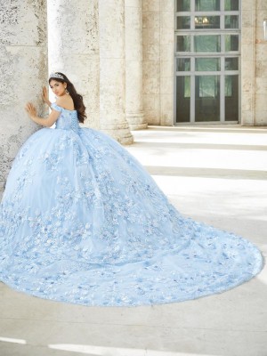 House of Wu 26027T Quince Dress with Double Train