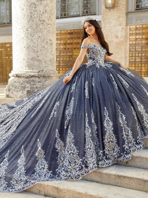 House of Wu 26030 Rose Embroidered Quince Dress
