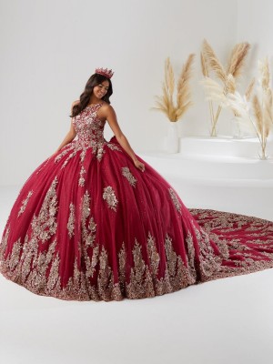 House of Wu 26032T Quinceanera Dress with Extra Train