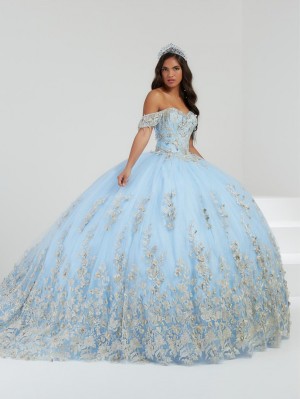 House of Wu 26056 Fringe Off Shoulder Quinceanera Dress