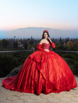 LizLuo Quince by House of Wu 26097 Shimmering Gown