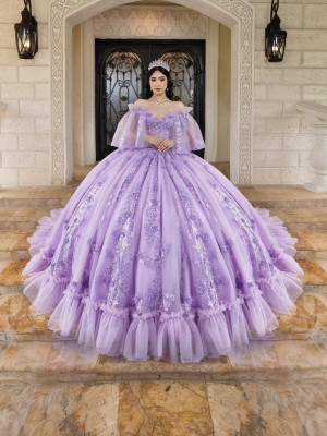 LizLuo Quince by House of Wu 26101 Ruffle Gown