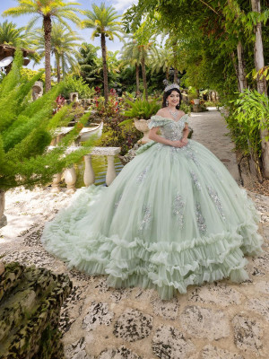 LizLuo Quince by House of Wu 26108 Chic Ruffle Gown