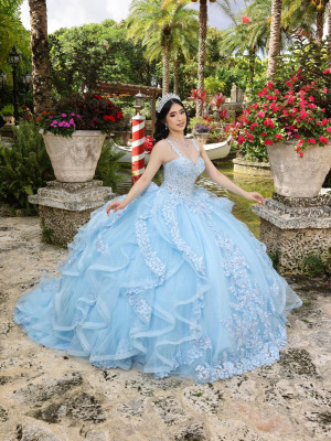 LizLuo Quince by House of Wu 26112 Ruffled Gown