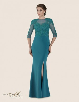 Rina Di Montella 2615 Fitted Mother of the Bride Dress