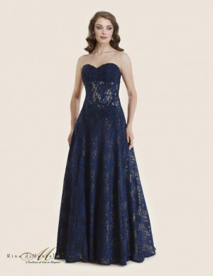 Rina Di Montella 2620 Lace Mother of the Bride Gown