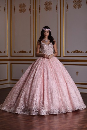 House of Wu 26940 Dramatic Lace Quinceanera Dress