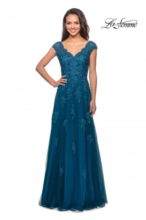 La Femme 26942 Lace Evening Dress