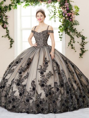 House of Wu 26961 Floral 3D Quinceanera Dress