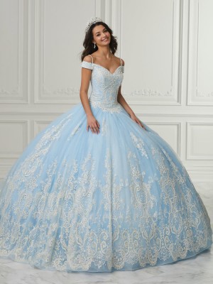 House of Wu 26980 Glitter Floral Quinceanera Dress