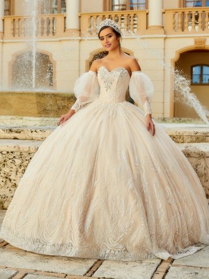House of Wu 26981B Quince Dress with Detachable Sleeves