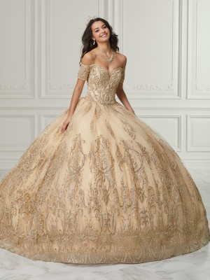 House of Wu 26982 Short Sleeve Off Shoulder Quince Dress