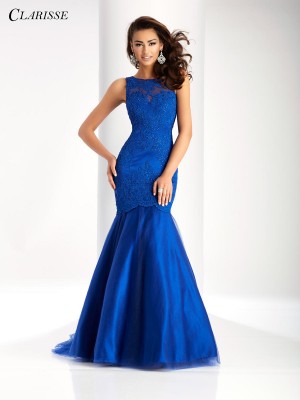 Clarisse 2714 Mermaid Open Back Prom Dress