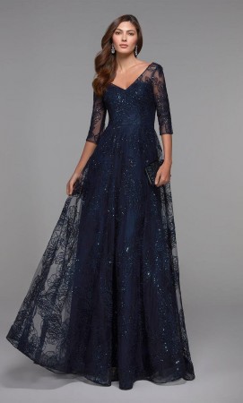 Alyce Paris 27494 Lace Illusion Mothers Gown