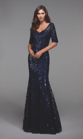Alyce 27497 Elegant Sequin MOB Gown