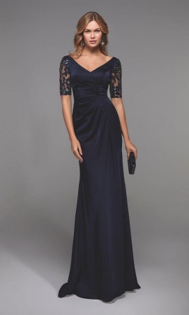 Alyce 27498 Elbow Sleeve Evening Gown