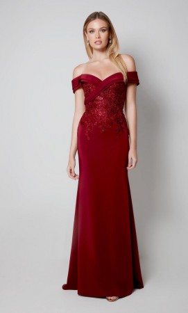 Alyce 27571 Off Shoulder Evening Gown