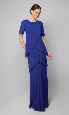 Alyce 27593 Flowing Tiered MOB Gown