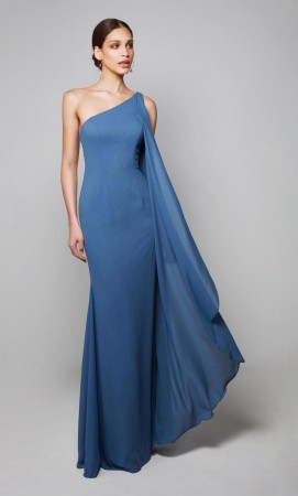 Alyce 27603 One Shoulder Gown with Side Drape