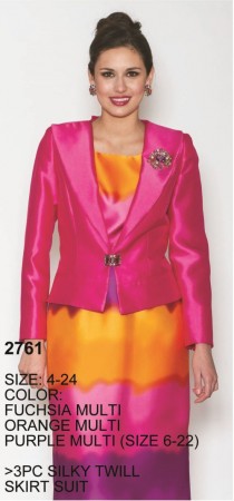 Lily and Taylor 2761 Womens 3pc Church Suit