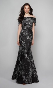 Image of Alyce 27622 Sparkling Off Shoulder Gown