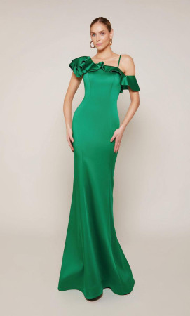 Alyce Paris 27691 Ruffle Neck Mother of Bride Dress
