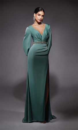 Alyce Paris 27696 Elegant V Neck Mother of Bride Dress
