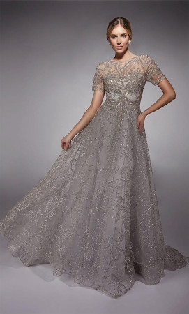 Alyce Paris 27726 Glitter Sequin A-Line Gown
