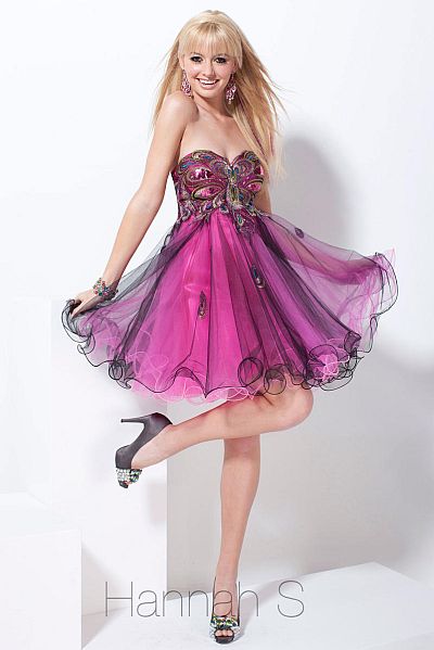 Peacock Party Dress