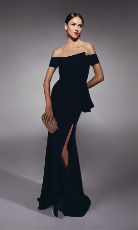 Alyce Paris 27744 Off Shoulder Wedding Guest Gown