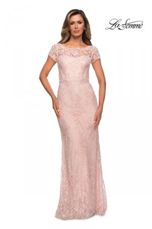 La Femme 27856 Perfect Lace Mother of Bride Gown