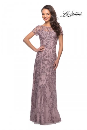 La Femme 27956 Amazing Lace Gown