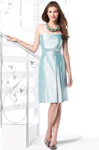 Tail Length Dessy Silk Shantung Bridesmaid Dress 2814 French Tail Length Dessy Silk Shantung Bridesmaid Dress 2814