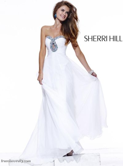 Long White Prom Dresses 2012