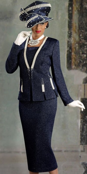 navy blue dress for church