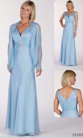 Alyce Paris JDL Mothers Silky Chiffon Evening Dress 29295