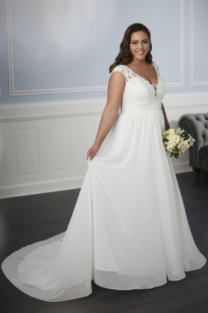 Christina Wu Love 29338 Soft A-Line Plus Size Wedding Gown