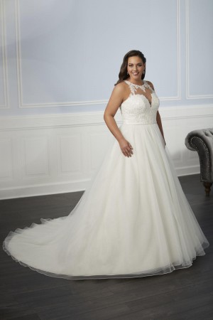 Christina Wu Love 29341 Illusion Plus Size Wedding Gown