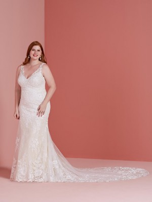 Christina Wu Love 29361 Soft Mermaid Plus Size Bridal Gown