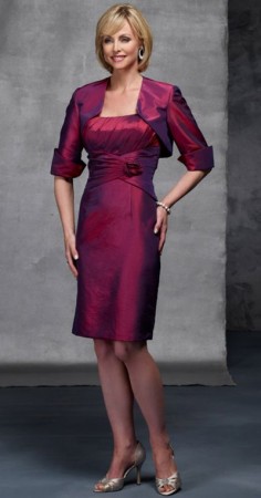 Jean De Lys Short MOB Dress with Jacket 29382 by Alyce Designs