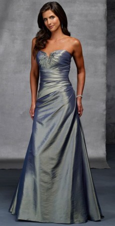 Alyce Jean De Lys Strapless Taffeta Evening Dress with Beading 29388