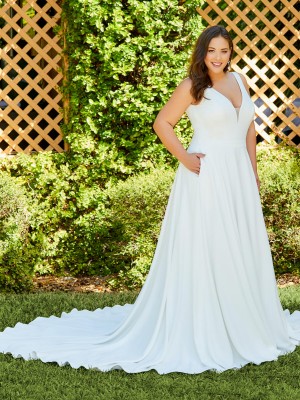 Christina Wu Love 29391 Plus Size Pocket Wedding Gown