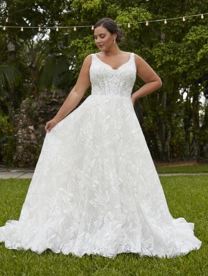 Christina Wu Love 29405 Fancy Plus Size Wedding Gown